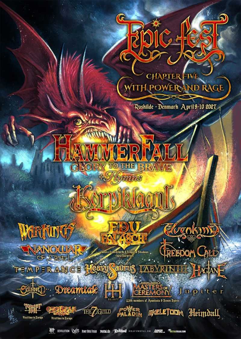 Se ha confirmado el cartel definitivo del Epic Fest 2027 de Dinamarca