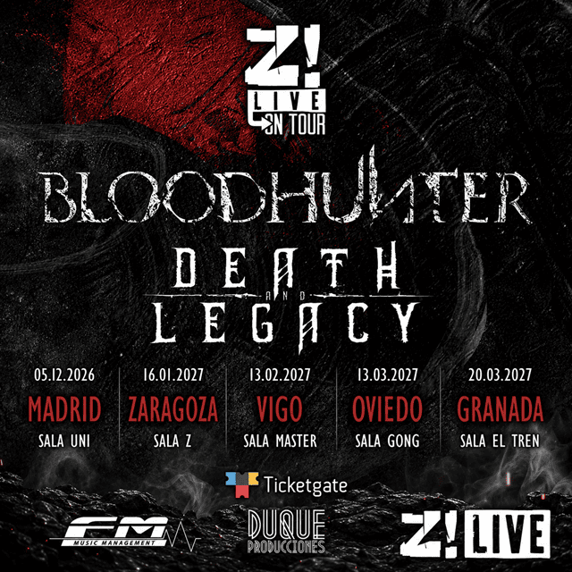Bloodhunter presentará «Sons of the Abandoned» en cinco salas de España junto a «Death and Legacy»