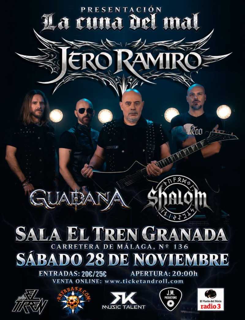 Jero Ramiro se presenta en Granada junto a Guadaña y Shalom