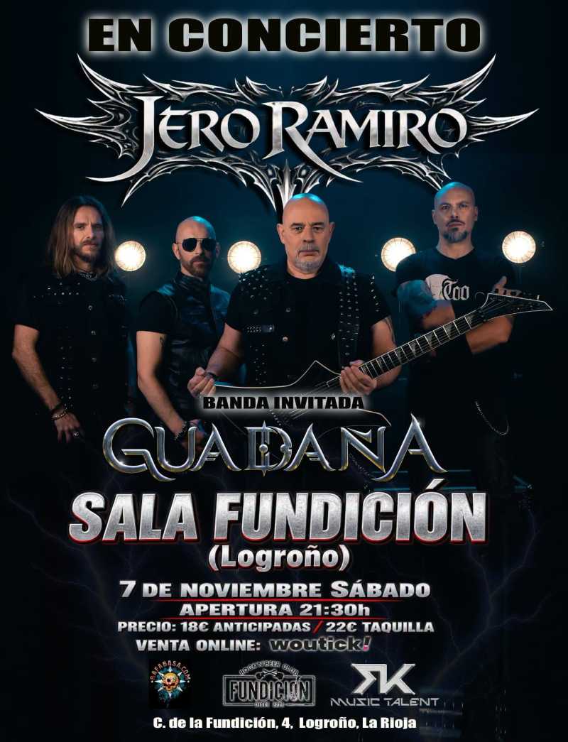 Jero Ramiro y Guadaña en concierto juntos en Logroño el 7 de noviembre