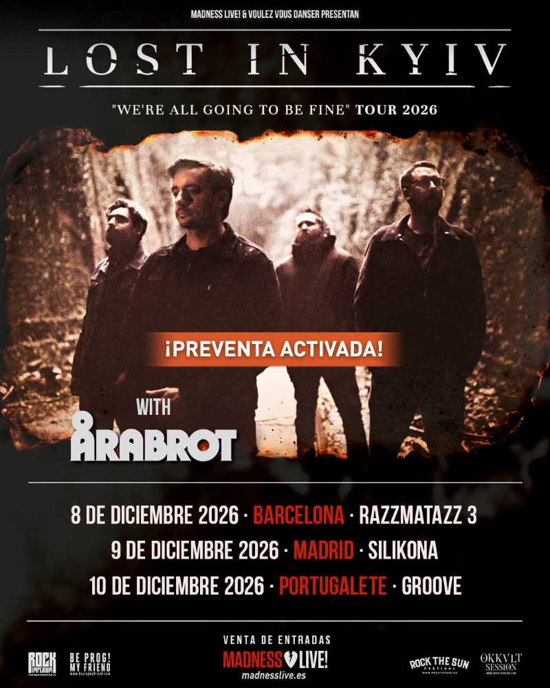 Lost In Kyiv y Årabrot juntos de gira en España en diciembre
