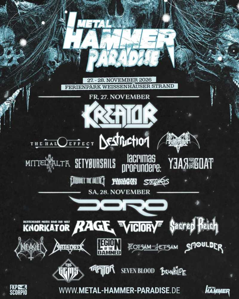 Información del Metal Hammer Paradise 2026 para el próximo noviembre