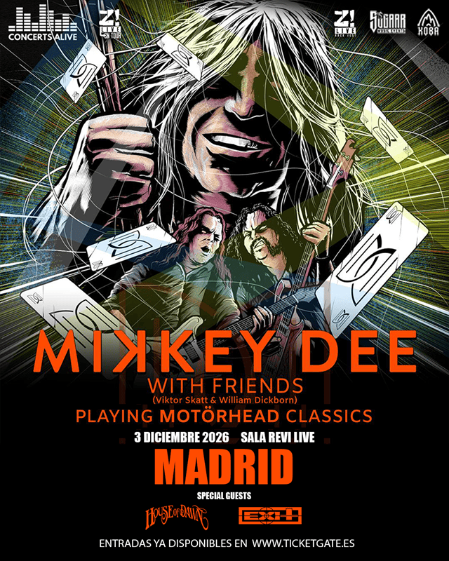 Mikkey Dee and Friends suma a Exit y House of Dawn para su concierto de Madrid