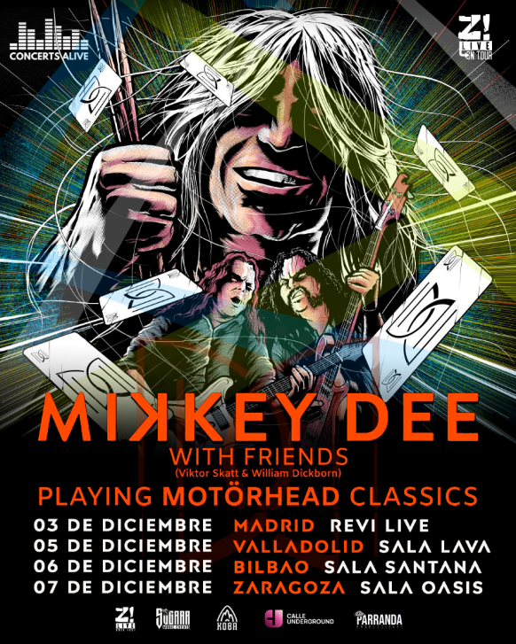 Mikkey Dee una anuncia  gira de cuatro fechas por España.