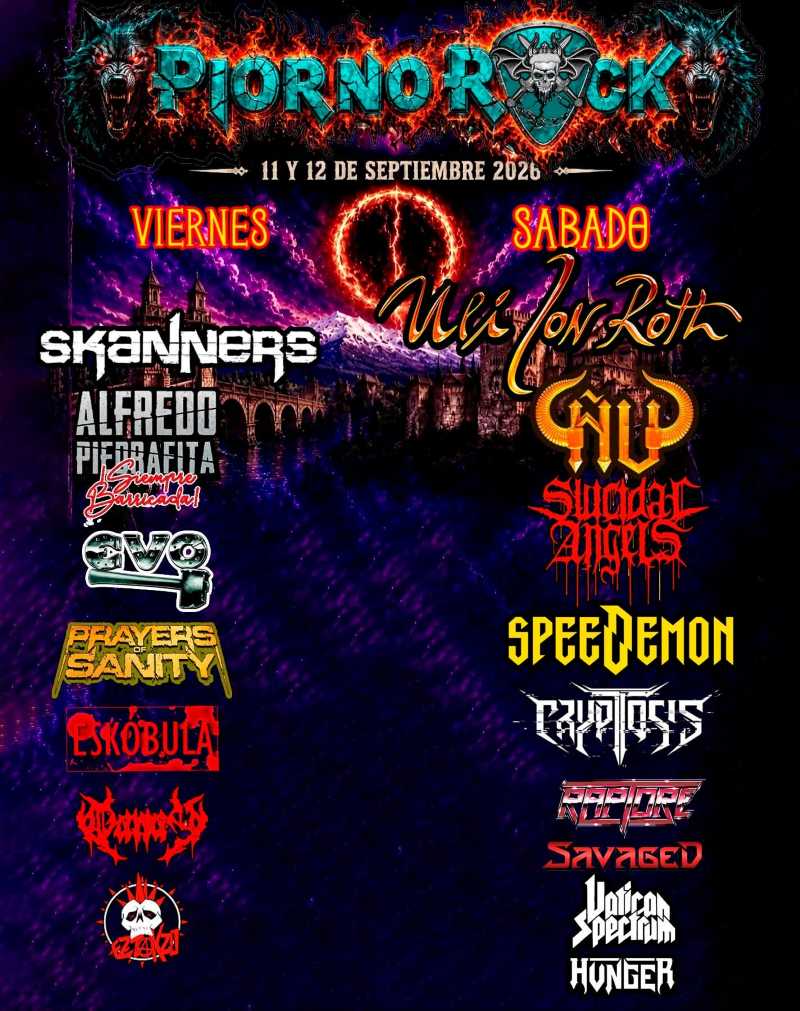 Cartel del Piorno Rock 2026 de Granada