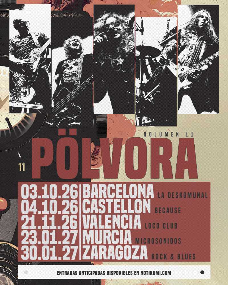 Pölvora: publica una edición limitada en vinilo de «Volumen 11» y planes de gira