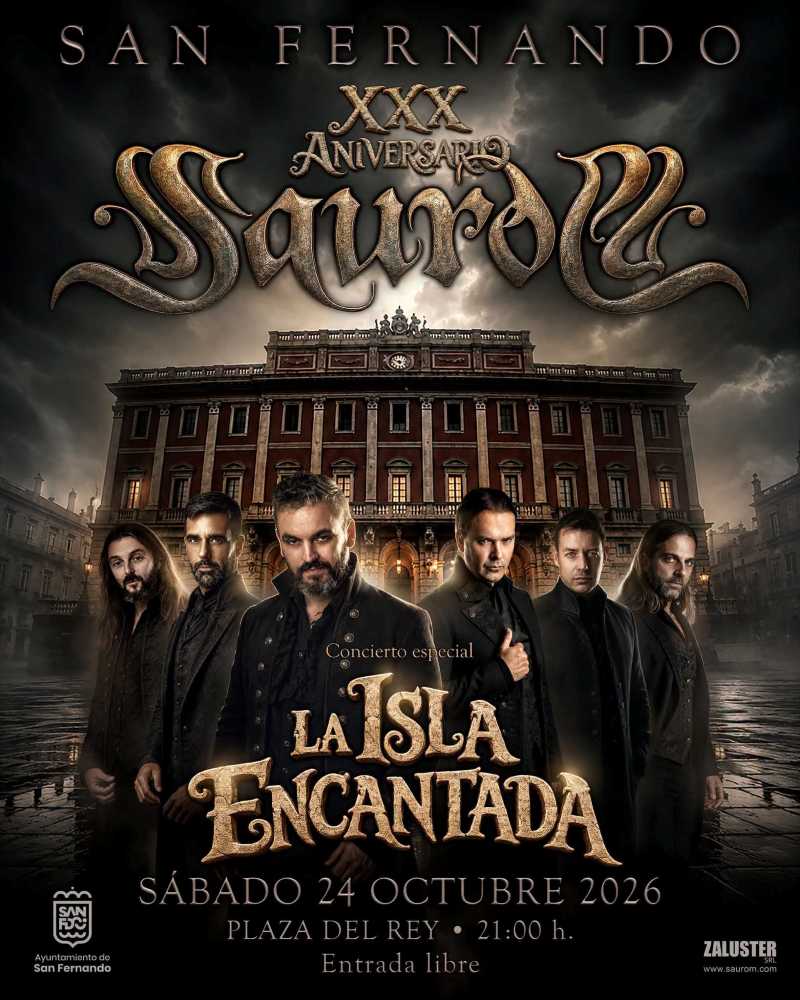 Concierto especial de Saurom en San Fernando (Cádiz) por su XXX aniversario