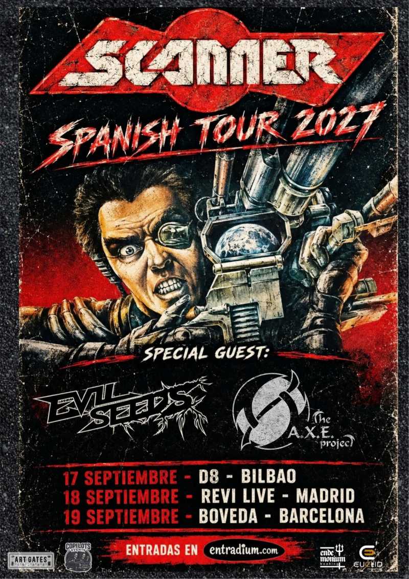Scanner confirma gira española para septiembre de 2027