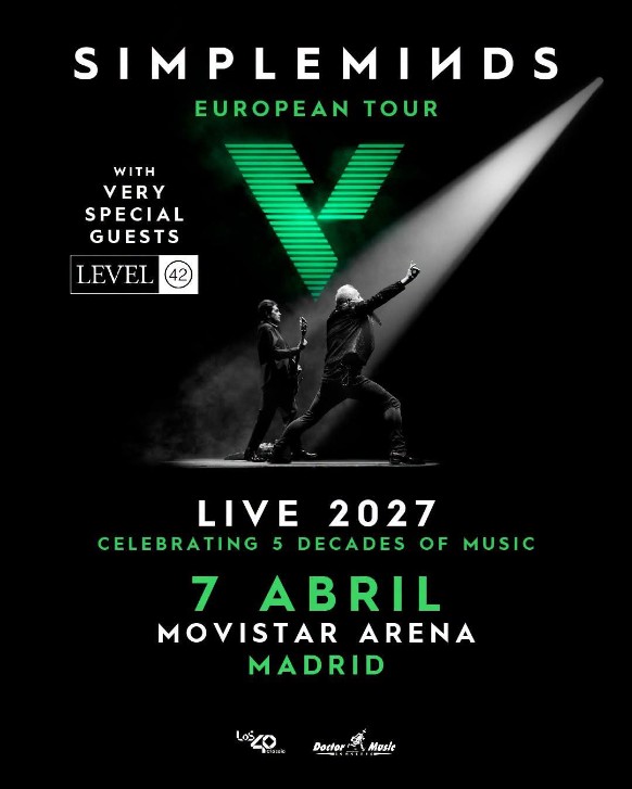 Simple Minds anuncia un concierto único en Madrid  para el 2027.