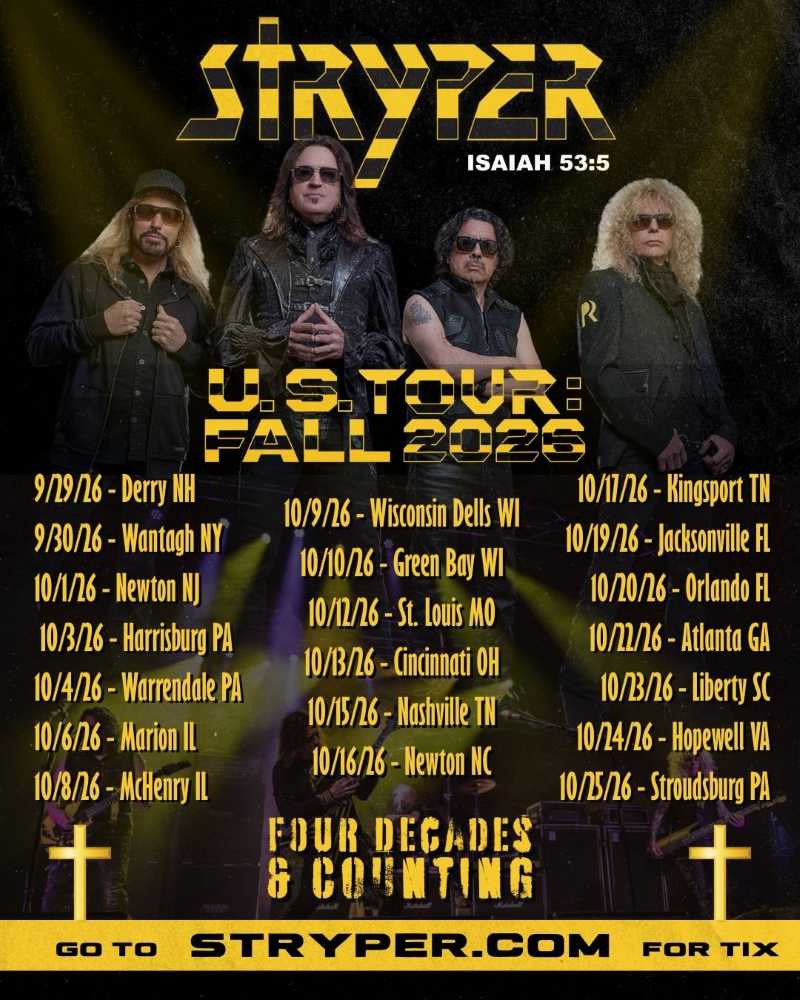 Empieza en Alemania la nueva gira de Stryper