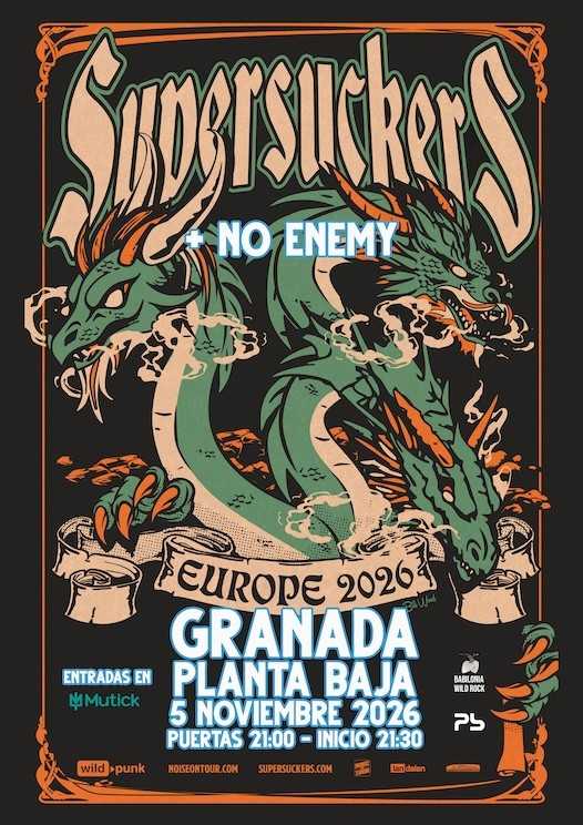 Supersuckers vuelven en concierto a Granada el 5 de noviembre