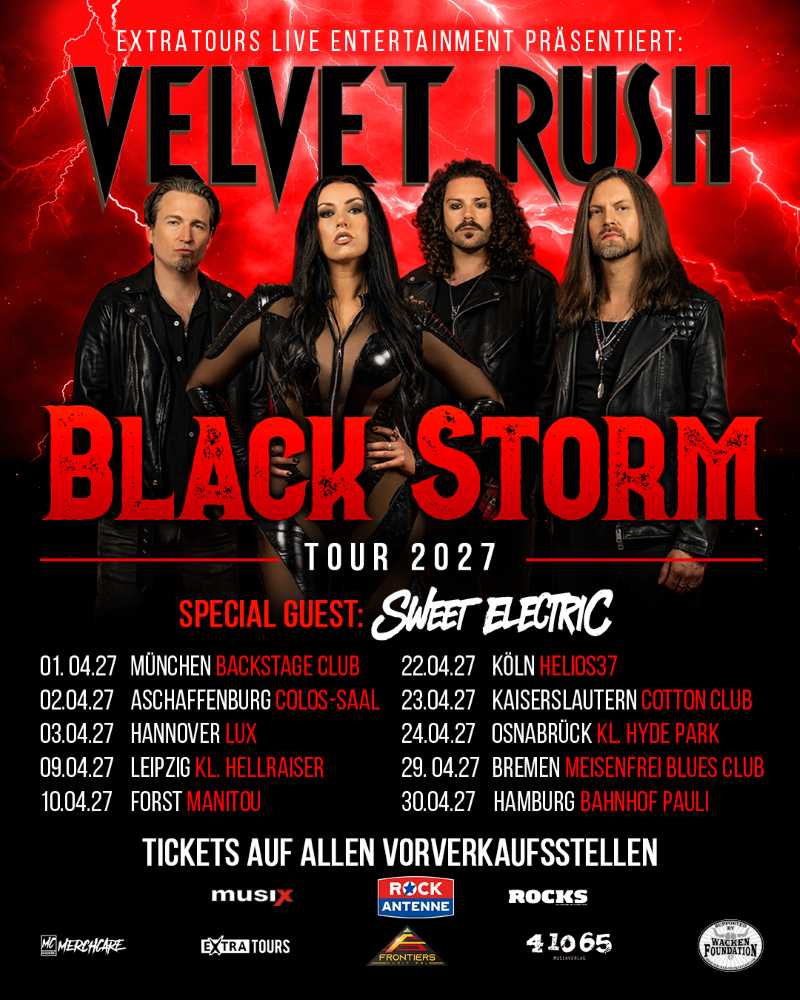 Nuevas fechas en Alemania de Sweet Electric acompañando a Velvet Rush