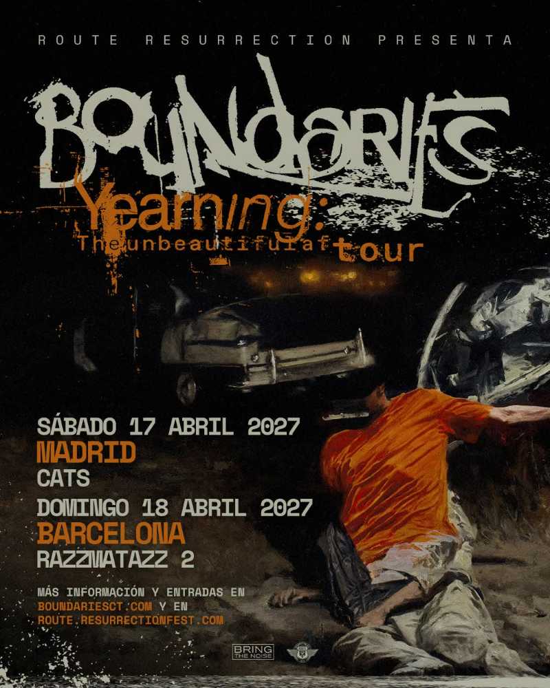 Boundaries confirma fechas en Madrid y Barcelona en abril de 2027