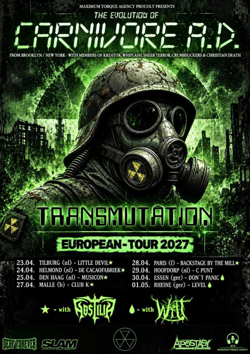 Fechas europeas de Carnivore A.D.