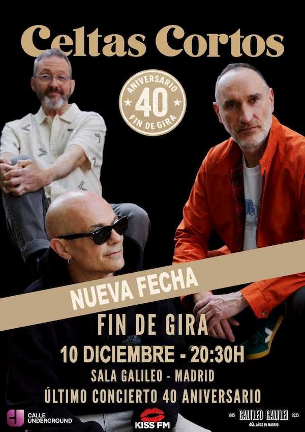 Anunciada una segunda fecha de Celtas Cortos en Madrid