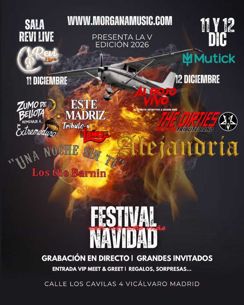 Nueva edición del Festival de Navidad en Madrid 2026 en Revi Live
