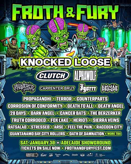 Conocemos el festival australiano Froth & Fury Fest ! 2027 en Adelaida