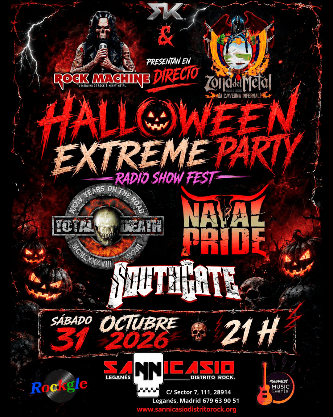 Halloween Extreme Party será la forma de celebrar la festividad más oscura y tétrica del año en Madrid