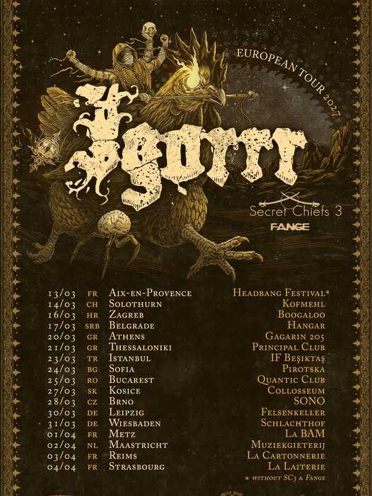 Nueva gira europea de Igorrr en marzo de 2027