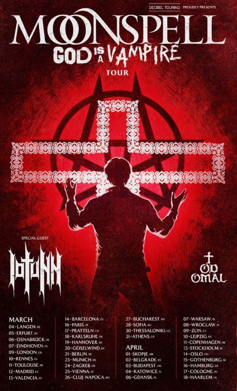Moonspell, llevarán “Far From God” a los escenarios en la primavera de 2027