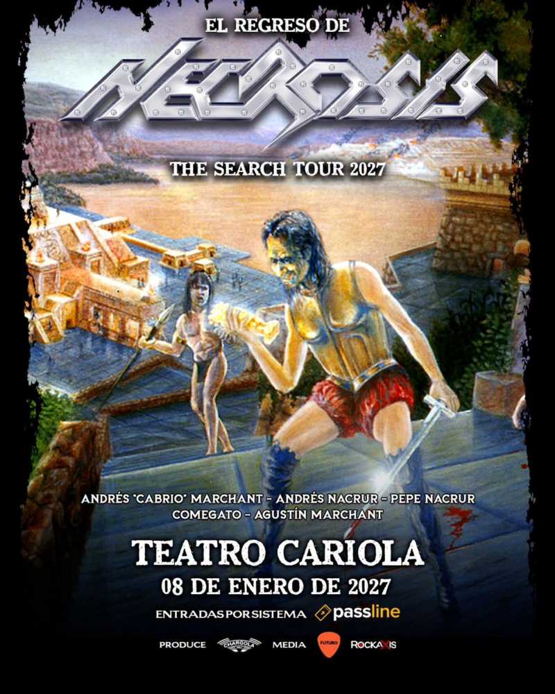 Vuelven los chilenos Necrosis y se presentan en Santiago de Chile