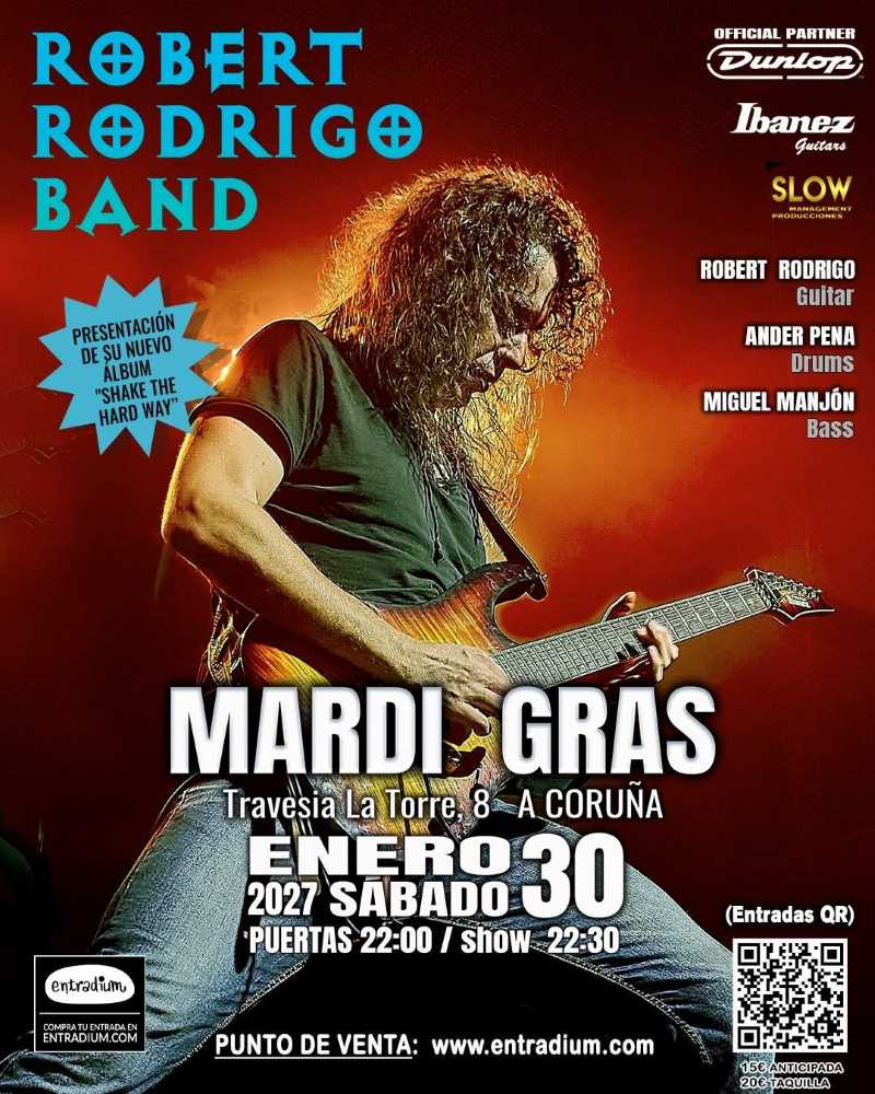 Robert Rodrigo en concierto en La Coruña el 30 de enero