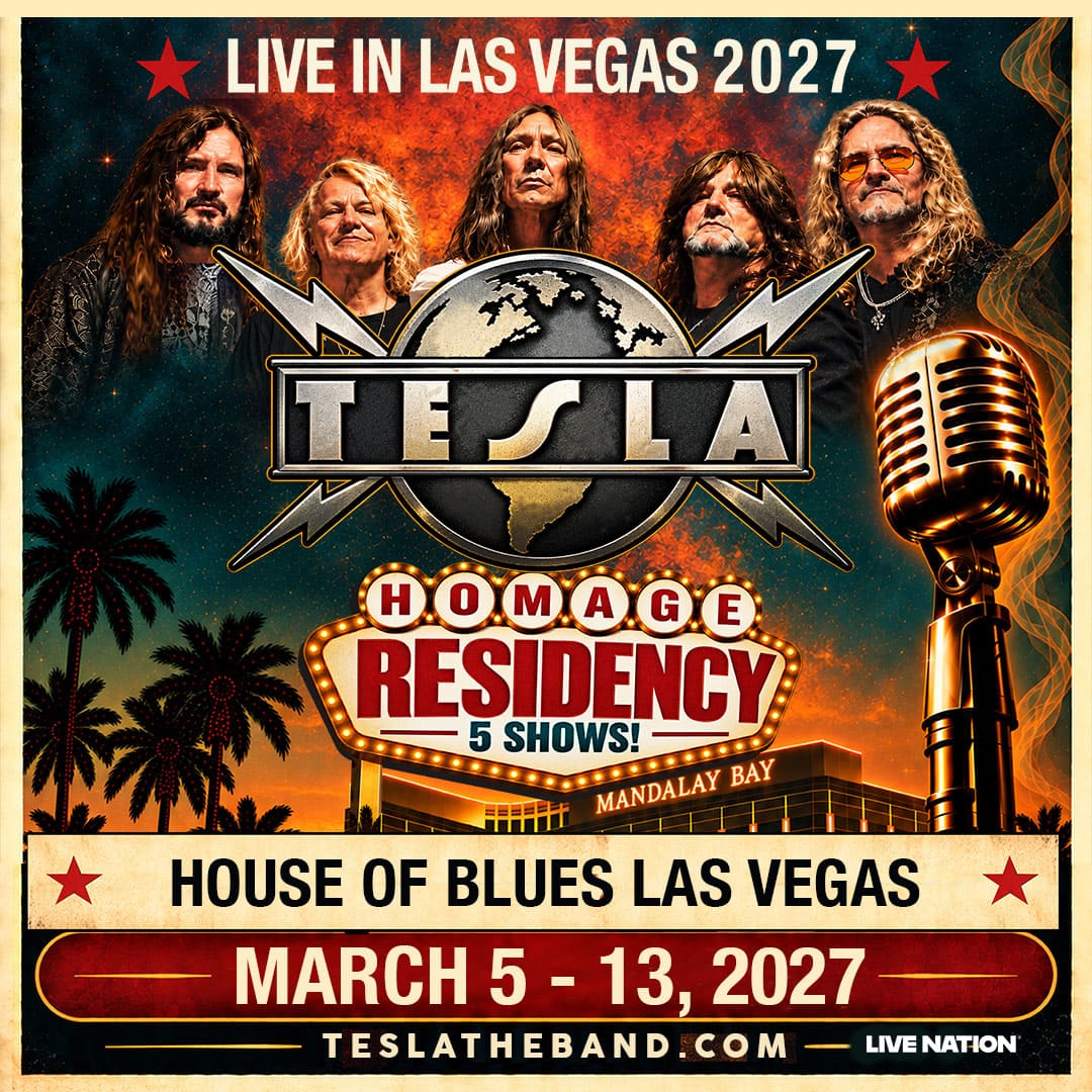 La leyenda rockera de Tesla regresa al House of Blues de Las Vegas en 2027