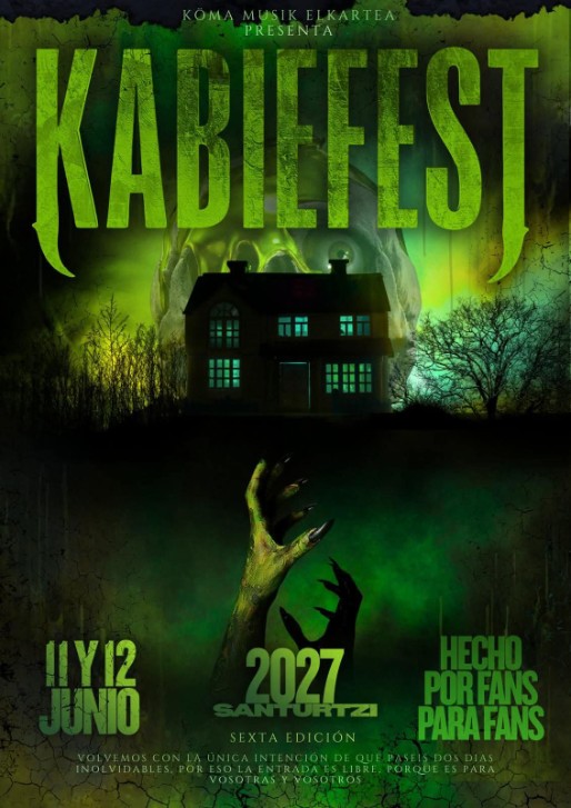 El festival Kabiefest confirma su regreso a Santurtzi para junio de 2027.