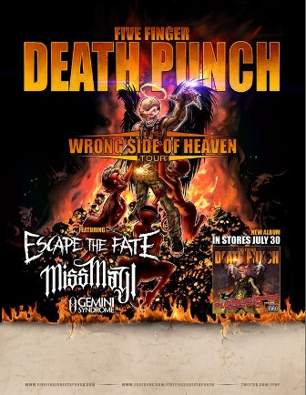 Five Finger Death Punch Tour Five Finger Death Punch Tour