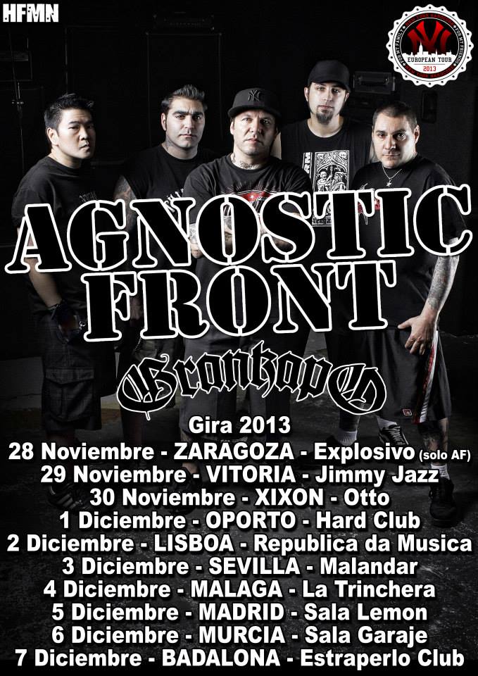 Agnostic Front en Sevilla Agnostic Front en Sevilla