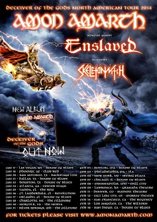 Tour americano de Amon Amarth Tour americano de Amon Amarth