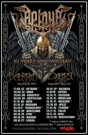 Gira española de Arkona Gira española de Arkona