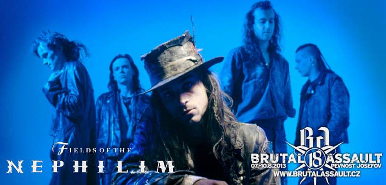Fields of the Nephilim en el Brutal Assault 2013