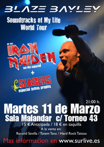 Blaze Bayley en Sevilla