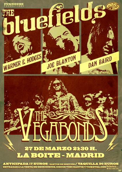 The Bluefields y The Vegabonds en Madrid The Bluefields y The Vegabonds en Madrid