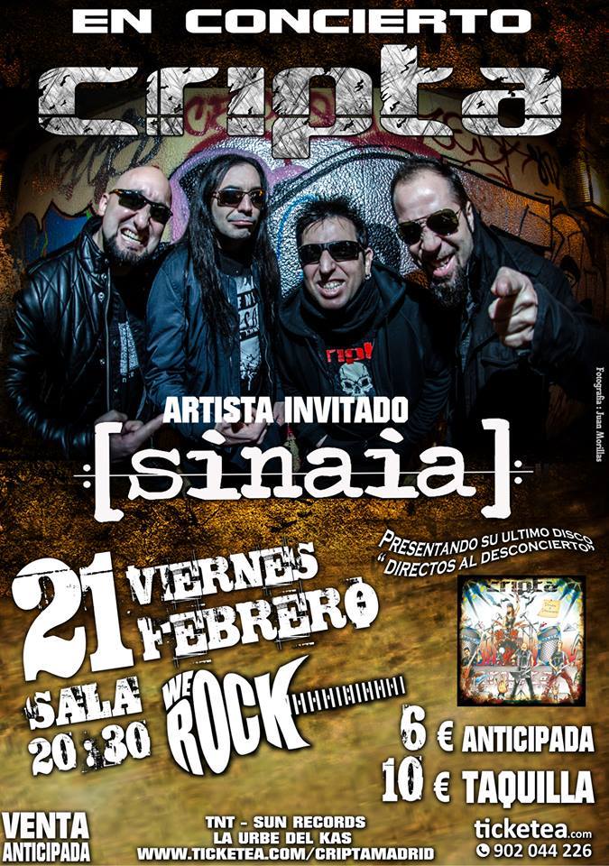 Cripta en We Rock Cripta en We Rock