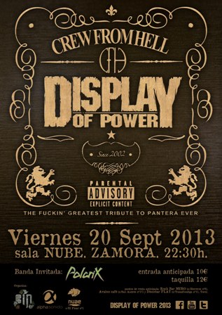 Display of Power en Zamora Display of Power en Zamora