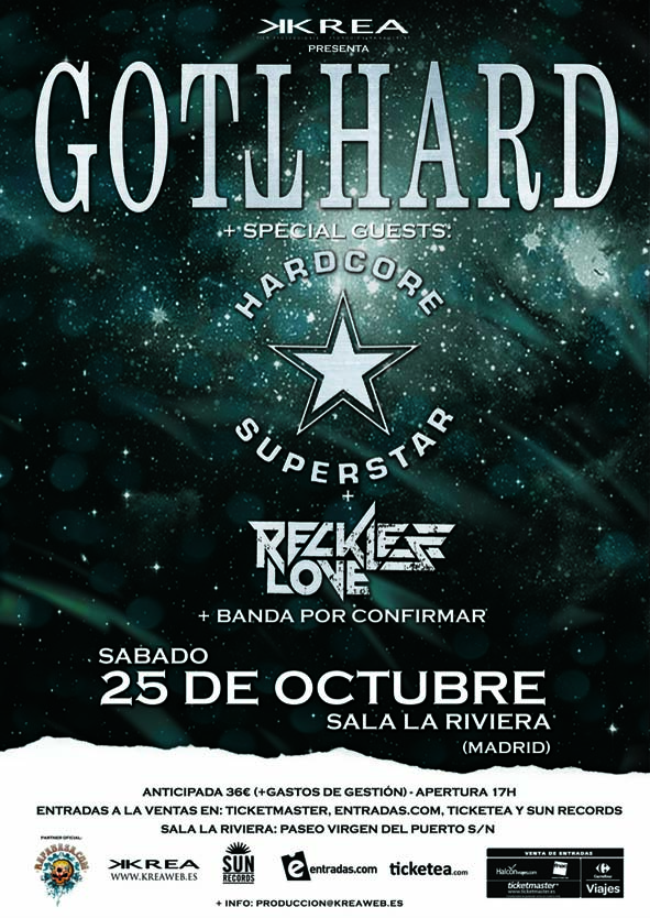 Gotthard en Madrid Gotthard en Madrid