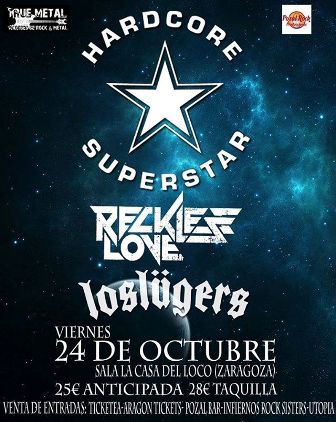 Hardcore Superstar en Zaragoza