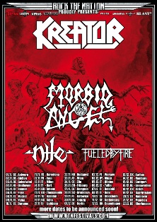 Kreator y Morbid Angel