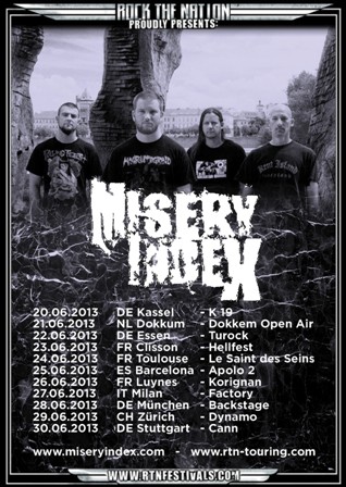 Misery Index en Tour Misery Index en Tour