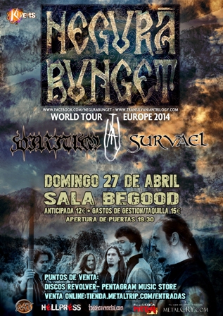 Negura Bunget en Barcelona