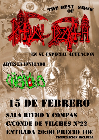 Tributo a Death en Madrid Tributo a Death en Madrid