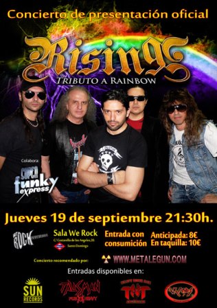Rising Tributo a Rainbow en Madrid