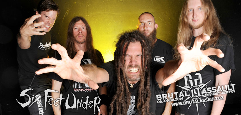 Six Feet Under al Brutal Assault 2014 Six Feet Under al Brutal Assault 2014
