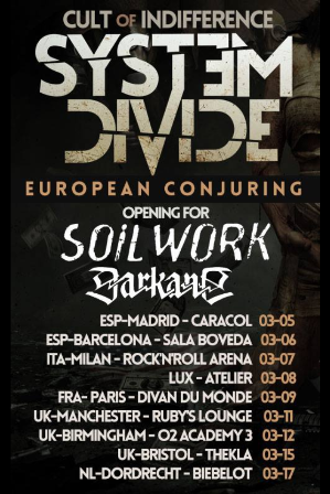 Gira de Soilwork con System Divide