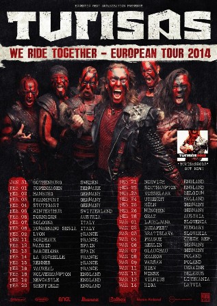 Turisas - We Ride Together European Tour 2014 Turisas - We Ride Together European Tour 2014