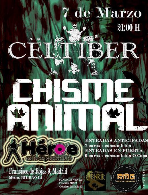 Chisme Animal con Celtiber en Madrid